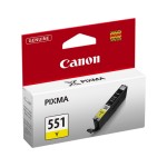 Ink Canon CLI-551Y yellow, 7ml, PIXMA MG5450/MG6350/iP7250