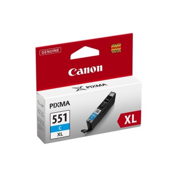 Ink Canon CLI-551C XL cyan, 11ml, PIXMA MG5450/MG6350/iP7250 Ink Canon CLI-551C XL cyan, 11ml, PIXMA MG5450/MG6350/iP7250