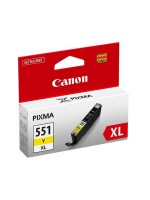 Ink Canon CLI-551Y XL yellow, 11ml, PIXMA MG5450/MG6350/iP7250