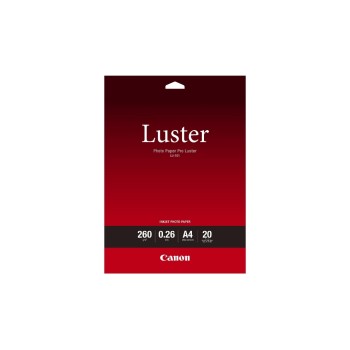 CANON Photo Paper Pro Luster LU-101 A4, 260g, 20 Blatt CANON Photo Paper Pro Luster LU-101 A4, 260g, 20 Blatt