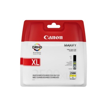 Encre Canon PGI-2500XL Y yellow 19.3ml, MAXIFY iB4050, MB5050, MB5350 Encre Canon PGI-2500XL Y yellow 19.3ml, MAXIFY iB4050, MB5050, MB5350