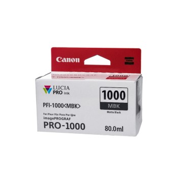 Encre Canon PFI-1000MBK matte black, matte black, Inhalt: 80ml Encre Canon PFI-1000MBK matte black, matte black, Inhalt: 80ml