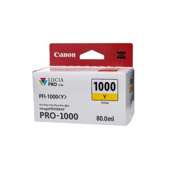 Encre Canon PFI-1000Y yellow, yellow, Inhalt: 80ml Encre Canon PFI-1000Y yellow, yellow, Inhalt: 80ml