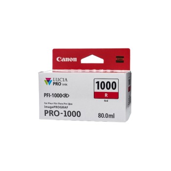 Encre Canon PFI-1000R red, red, Inhalt: 80ml Encre Canon PFI-1000R red, red, Inhalt: 80ml