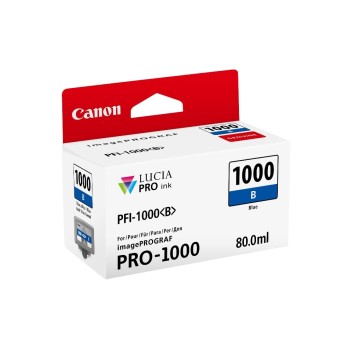 Encre Canon PFI-1000B blue, blue, Inhalt: 80ml Encre Canon PFI-1000B blue, blue, Inhalt: 80ml