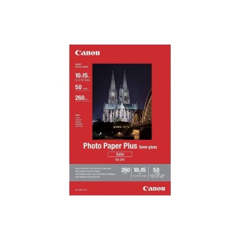 CANON Photo Paper Plus Semi-gloss 10x15cm, InkJet, 260g, 50 Blatt CANON Photo Paper Plus Semi-gloss 10x15cm, InkJet, 260g, 50 Blatt