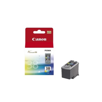 Encre Canon CL-38, farbig pour iP2500, Inhalt: 3x3ml, 205 pages à 5% de couverture Encre Canon CL-38, farbig pour iP2500, Inhalt: 3x3ml, 205 pages à 5% de couverture