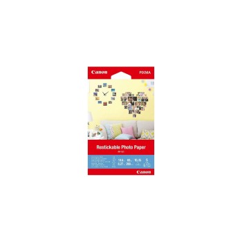 CANON Restickable Photo Paper RP-101, 10 x 15 cm, 5 Blatt CANON Restickable Photo Paper RP-101, 10 x 15 cm, 5 Blatt