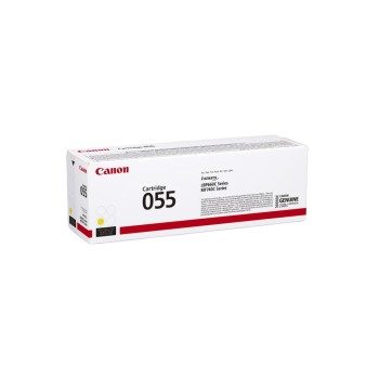Canon Toner 055 Y, 3013C002, 2100 pages, for LBP664/663, MF746/744/742