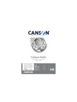 Canson Transparentpapier A4, 90g, 50 Blatt