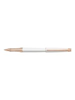 Caran d`Ache Roller Léman Slim, weiss rosegold