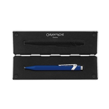 Caran d'Ache Roller Classic Line 849, blue, with Etui