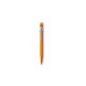 Caran d'Ache Kugelschreiber 849, orange fluo avec Goliath Patrone bleu M