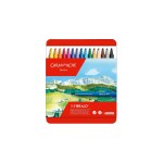 Caran d'Ache Fibralo Fasermaler, Metallschachtel mit 15 Farben