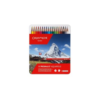 Caran d`Ache Prismalo 18 Farben, in Metallschachtel, MineØ 3 mm