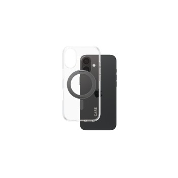 CARE Backcover Feature Kickstand Black, fürs iPhone 16, with MagSafe CARE Backcover Feature Kickstand Black, fürs iPhone 16, with MagSafe