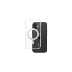 CARE Backcover Feature Kickstand Silver, fürs iPhone 16, mit MagSafe