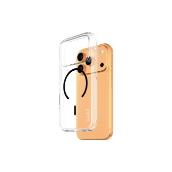 CARE Flagship Case Urban Combat MS, for iPhone 17 Pro, Transparent/Black