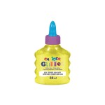 Carioca Colle de bricolage Glitter Neon 88 ml, Jaune fluo