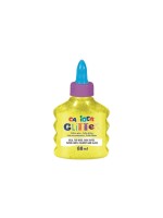 Carioca Colle de bricolage Glitter Neon 88 ml, Jaune fluo