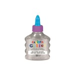 Carioca Glitzerkleber Glitter Glue Spark, Silber mit Glitzerpartikel, 88ml