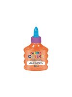 Carioca Glitzerkleber Glitter Glue Neon, neonorange with Glitzerpartikel, 88ml