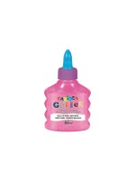 Carioca Colle de bricolage Glitter Neon 88 ml, rose fluo