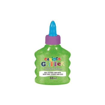 Carioca Glitzerkleber Glitter Glue Neon, neongrün with Glitzerpartikel, 88ml Carioca Glitzerkleber Glitter Glue Neon, neongrün with Glitzerpartikel, 88ml