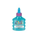 Carioca Colle de bricolage Glitter Neon 88 ml, Bleu néon