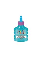 Carioca Colle de bricolage Glitter Neon 88 ml, Bleu néon