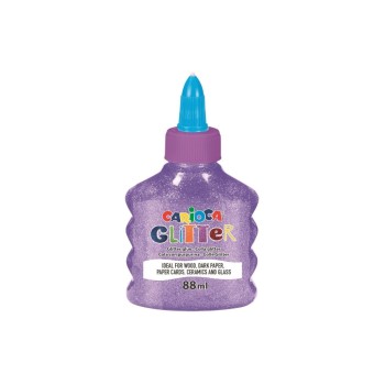 Carioca Glitzerkleber Glitter Glue Neon, neonviolet with Glitzerpartikel, 88ml Carioca Glitzerkleber Glitter Glue Neon, neonviolet with Glitzerpartikel, 88ml