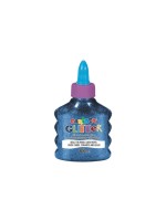 Carioca Colle de bricolage Glitter Glue Spark 88 ml, Bleu