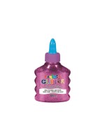 Carioca Glitzerkleber Glitter Glue Spark, Pink mit Glitzerpartikel, 88ml