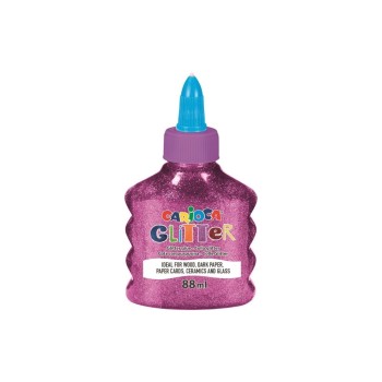 Carioca Glitzerkleber Glitter Glue Spark, Pink with Glitzerpartikel, 88ml Carioca Glitzerkleber Glitter Glue Spark, Pink with Glitzerpartikel, 88ml