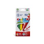 Carioca Feutres de coloriage Jumbo Box E-6 6 pièces, multicolores