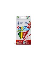 Carioca Feutres de coloriage Jumbo Box E-6 6 pièces, multicolores
