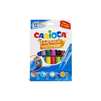 Carioca Peinture à poster Temperello 12 pièces, multicolores