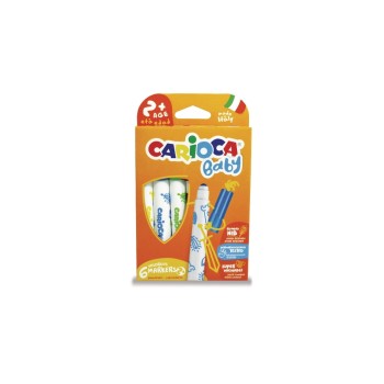 Carioca Fasermaler Baby 2+, 6er Pack