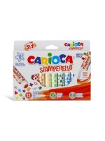 Carioca Feutres de coloriage Stamperello 12 pièces, multicolores