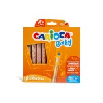 Carioca Crayons de couleur Baby 3 in 1 Ø 10 mm 10 pièces