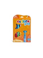 Carioca Feutres de coloriage Baby Teddy 1+ 12 pièces, multicolores