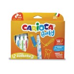 Carioca Feutres de coloriage Baby 2+ 12 pièces, multicolores