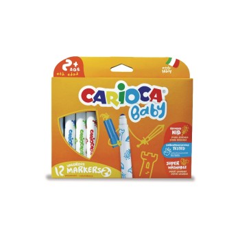 Carioca Fasermaler Baby 2+, 12er Pack