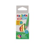 Carioca Crayons de couleur Mini Tita 6 pièces, multicolores