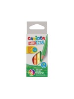 Carioca Crayons de couleur Mini Tita 6 pièces, multicolores