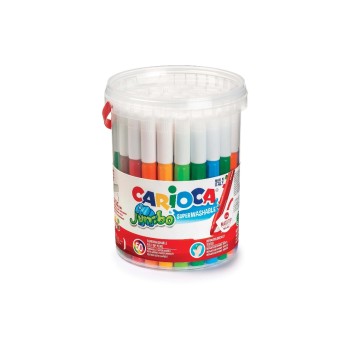 Carioca Fasermaler Jumbo Plastik Box, 50 Stk.