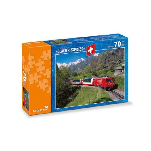 Carta.Media Puzzle Glacier Express près de Stalden Canton du Valais