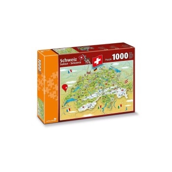 Illustrierte Schweizerkarte, Alter: 8+,