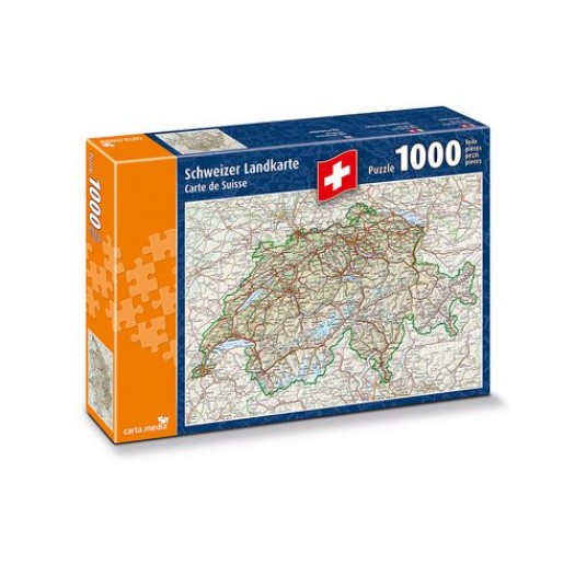 Carta.Media Puzzle Carte de Suisse