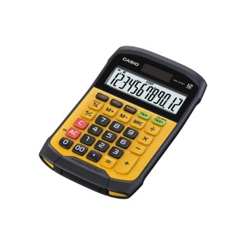 Casio calculator CS-WD-320MT yellow, 12-stellig, staub- and wassergeschützt Casio calculator CS-WD-320MT yellow, 12-stellig, staub- and wassergeschützt